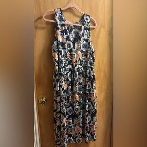 Tribal Jeans Floral Sleeveless Dress